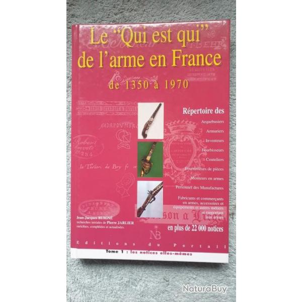 livre Le "Qui est qui" de l'arme en France tome 1