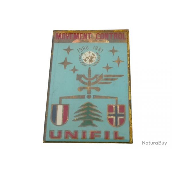 UNIFIL OPEX LIBAN MOVEMENT CONTROL 1980/1981 Fabrication Locale