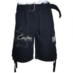 Short Homme Hot Spot Design Carper - Noir