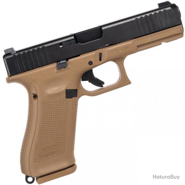 PISTOLET GLOCK 17 GEN 5 COYOTE ARMES FRANCAISE CAL 9X19