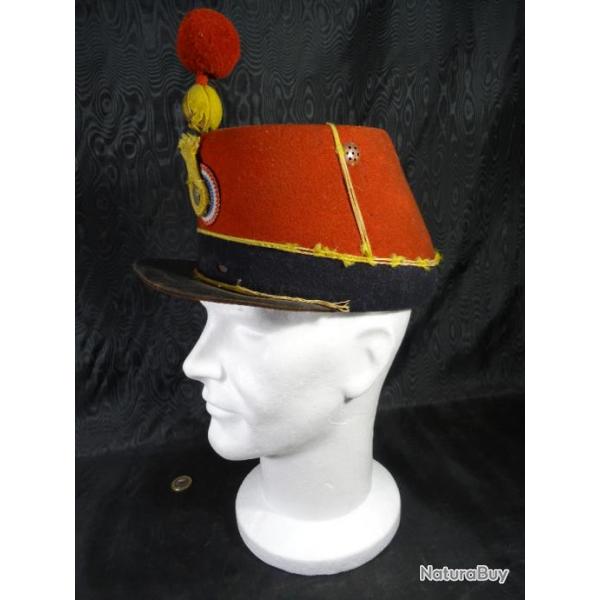 SHAKO DU  RGIMENT D'INFANTERIE modle 1868, Second Empire troupe d'Afrique