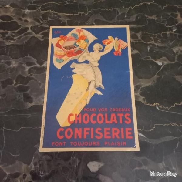 RARE  Publicit Ancienne Art Dco Robys Robert Wolff  Chocolats Confiserie 1920