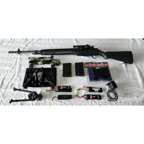 Pack/Lot Cyma M14 AEG (CM032-BK / Noir)