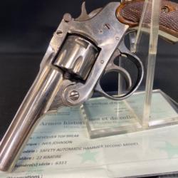 rare revolver IVER AND JHONSON calibre. 22 long rifle 7 coups
