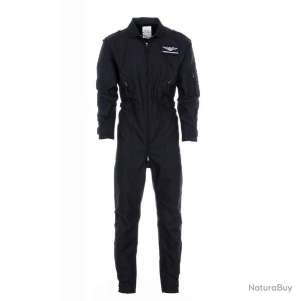 Combinaison de vol US Airforce (Couleur Noir, Taille (EU) 40-42)