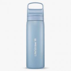 Gourde filtre à eau Lifestraw Go Stainless Steel 530 ml bleue