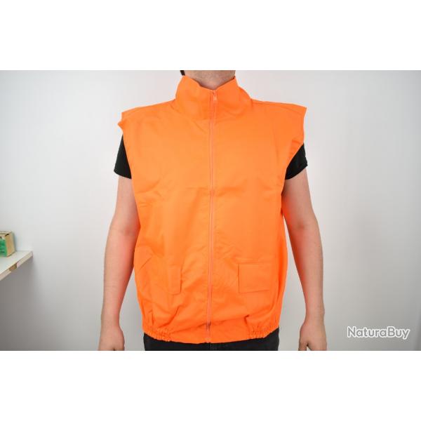 Gilet Impermeable 2 poches Orange