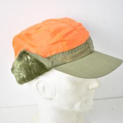 Casquette Réversible chaude Vert / Orange