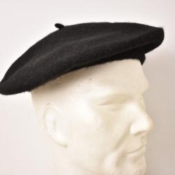 Beret coton Noir