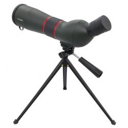 Longue Vue optique Monoculaire avec Trépied 16-48x65 étanche  BAK4 FMC Chasse Observation Noir