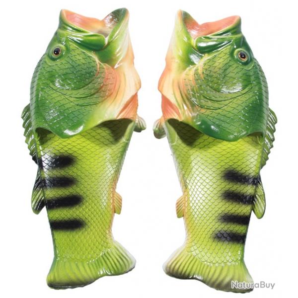 Mules en Forme de poisson Tong Ide Cadeau Drle Peche taille 40  45