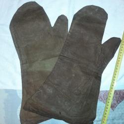 Paire de gants ww2 canonnier