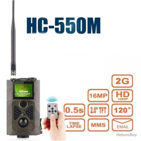 Camra 2G, MMS SMTP, sans fil, de Surveillance de la faune, HC550M, 16mp,