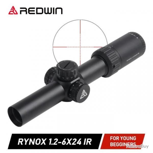 REDWIN RYNOX 1.2-6X24 IR AVEC COLLIER PAIEMENT EN 3  OU 4 FOIS -