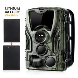 Caméra de chasse Chargeur de batterie 16mp 1080P, pièges photos 0.3s