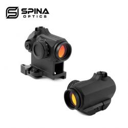 Spina optics1x20 point rouge portée optique vue chasse IPX6 étanche QD monture
