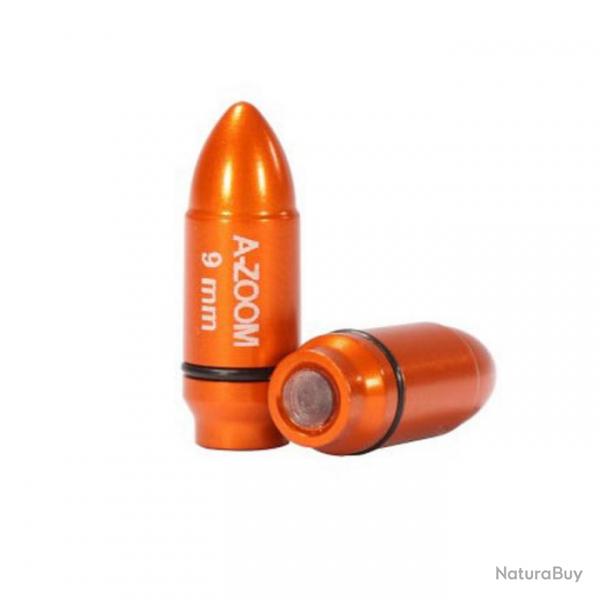 2 douilles amortisseur "Snap cap" cal. 9mm en aluminium - A-Zoom Striker Caps