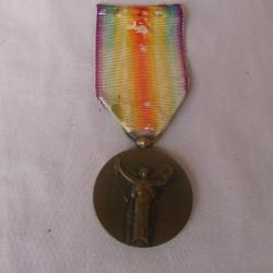 WW1 MÉDAILLE INTERALLIÉ FRANCE LA GRANDE GUERRE POUR LA CIVILISATION 1914-1918