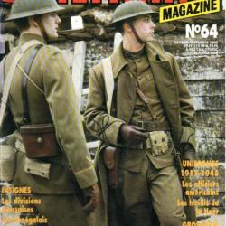 Militaria magazine 64 , les sénégalais en indochine , tommy de la libération, officiers us army 1917