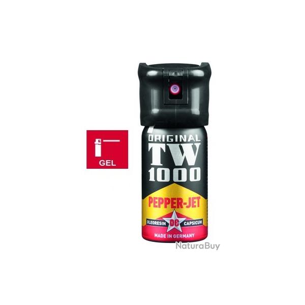 SPRAY AU POIVRE POUR L AUTODFENSE PERSONNELLE TW1000 PEPPER -JET MAN  40ML VENDU  PAR 6 PIECES