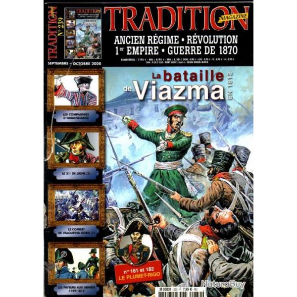 Tradition magazine 239, 21e de ligne, payeurs aux armes, zululand 1879 prince imprial, valoutina