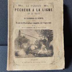 Livre de 1876 "Le parfait Pêcheur à la ligne, au filet, etc" RENAULD Paris