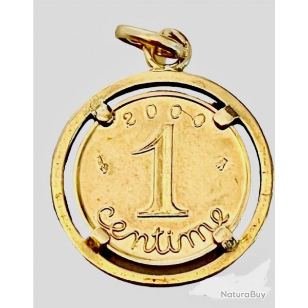 Pice or 1 centime 2000Mdaille