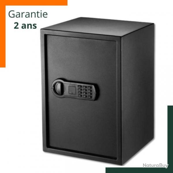 Coffre fort pour arme de poing - Acier - Noir - Garantie 2 ans - Livraison gratuite