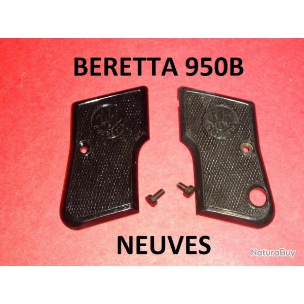 plaquettes + vis NEUVES de BERETTA 950B 6.35 Browning BERETTA 950 B - VENDU PAR JEPERCUTE (HU32)