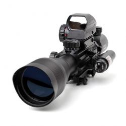 OHHUNT Combo lunette + viseur laser 4-12x50 -