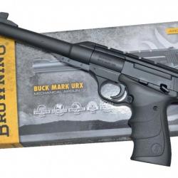 PACK Pistolet BROWNING Buck Mark URX Calibre 4,5 mm + Point rouge (réglé) + 1 boite de 500 plombs