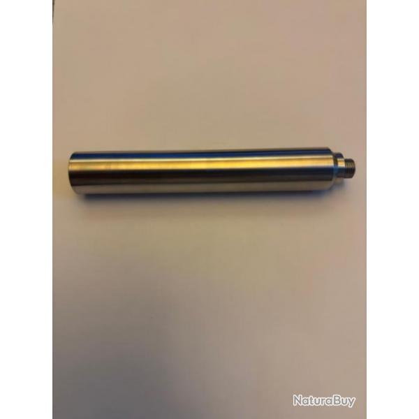 Embout long pour pistolet  blanc PAK 130mm M10*100 calibre 68