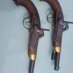 Paire de 1822 t bis pistolet