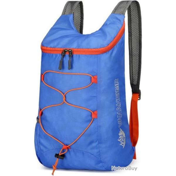 Sac  Dos Pliant Camping Randonne Sport Extrieur  Escalade Cyclisme Haute Densit luger Bleu