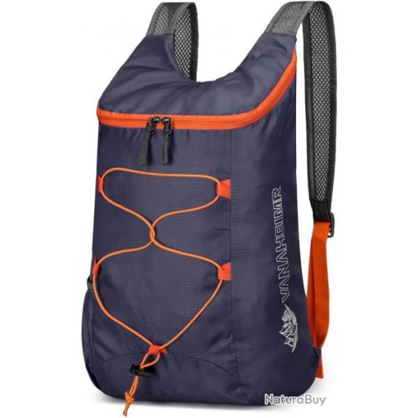 Sac  Dos Pliant Camping Randonne Sport Escalade Cyclisme Haute Densit  luger Bleu Marine