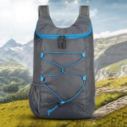 Sac à Dos Pliant Camping Randonnée Sport Escalade Cyclisme Haute Densité  luger Gris