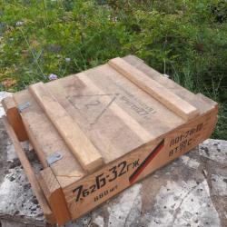 Boîtes en bois russe  de stockage/transport munition