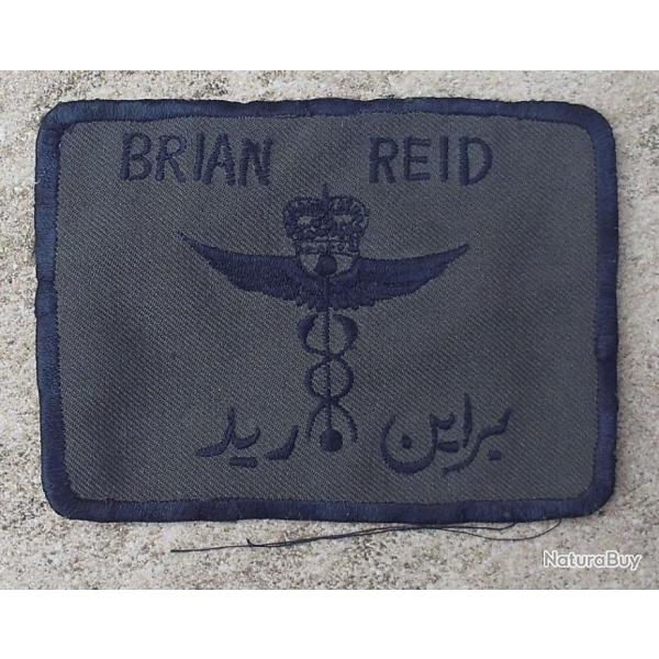 "Flyig Suit Name Patch" RAF Medical Services-Bilingue Anglo-Arabe