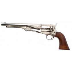 Revolver Poudre Noire Pietta 1860 ARMY ACIER NICKELE CALIBRE 44 - Braderie Eté