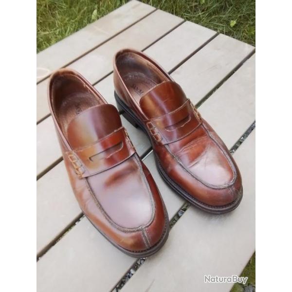 Beaux mocassins de marche San Marina Paris de belle fabrication espagnole - taille 42