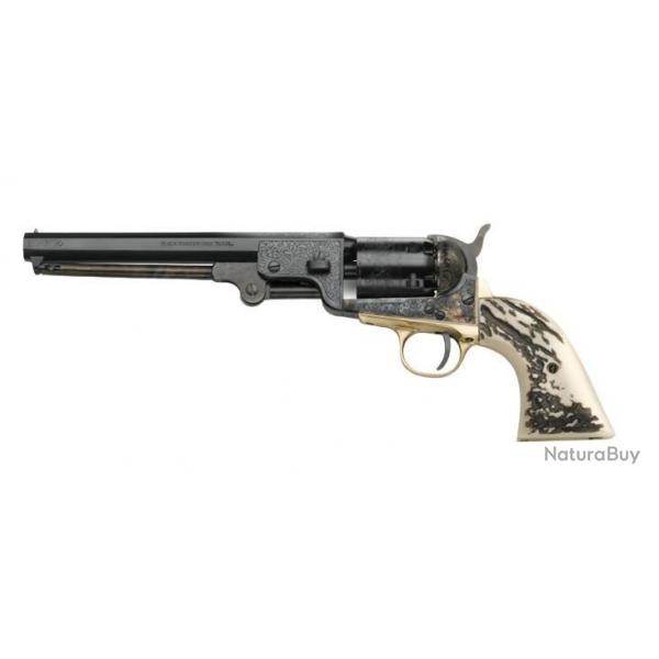 REPLIQUE 1851 NAVY YANK ACIER DELUXE STAG CAL 44 PN EPH - Braderie Automne