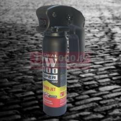 SPRAY AU POIVRE POUR L AUTODEFENSE TW1000 PEPPER JET SUPER PROFESSIONAL 100ML VENDU PAR 2 PIECES