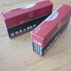 2 boîtes neuves 5.6×52R