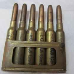 Munitions Carcano 6.5x52 pour collection rare avec beaux marquages