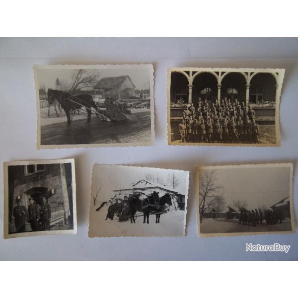 lot 5 photos Allemandes 2WW document militaire