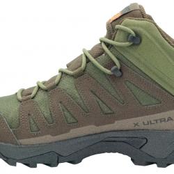 Chaussures Salomon X Ultra Tracker Mid GTX  Gore tex- Vert- 36 à 49