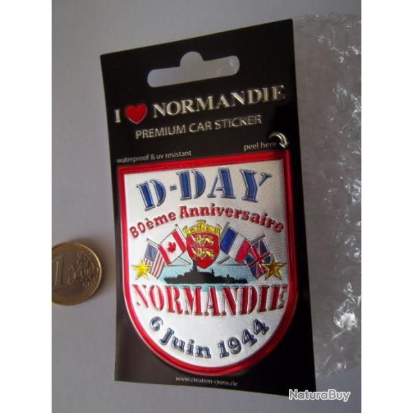 autocollant 80 me anniversaire dbarquement Normandie D-Day 6 juin 1944