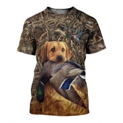 Tee-shirt motif chasse au canard  taille xxs xs s m l xl xxl 3xl 4xl 5xl 6xl. B