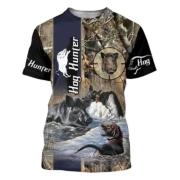 Tshirt chien enfant & chasse - Tshirt solide pour enfants