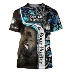 Tee-shirt motif SANGLIER   taille xxs xs s m l xl xxl 3xl 4xl 5xl 6xl. F